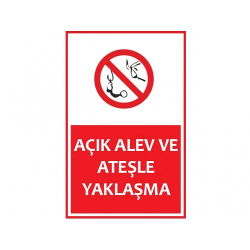 Yangın Uyarı Levhaları Kategori Görseli