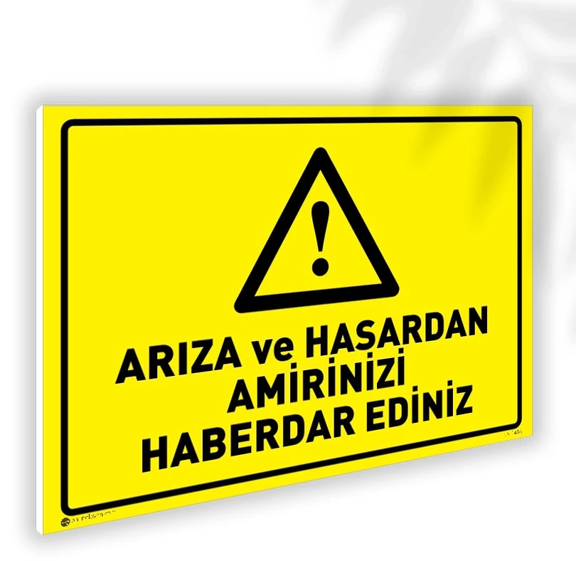 Arıza Ve Hasarda Amirinize Haber Veriniz