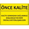 Kalite Sonradan Sağlanmaz Başlangıçtan Beri Ürünle Bütünleşmelidir